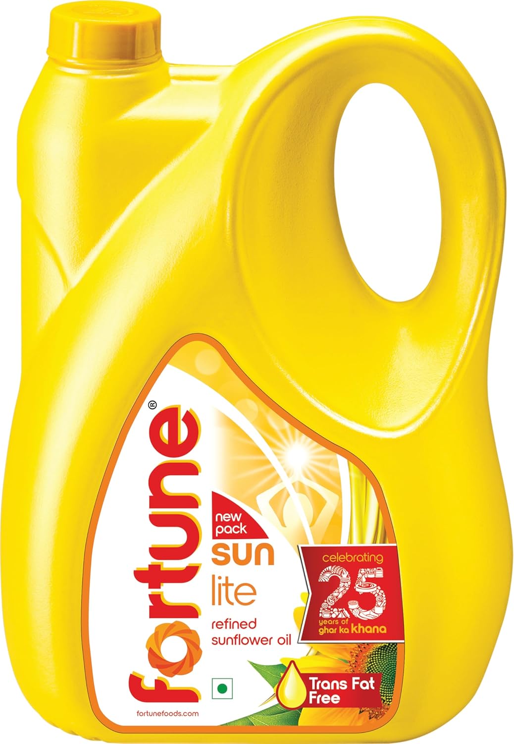 Fortune Sunlite Refined Sunflower Oil, 4.35 Kg Jar