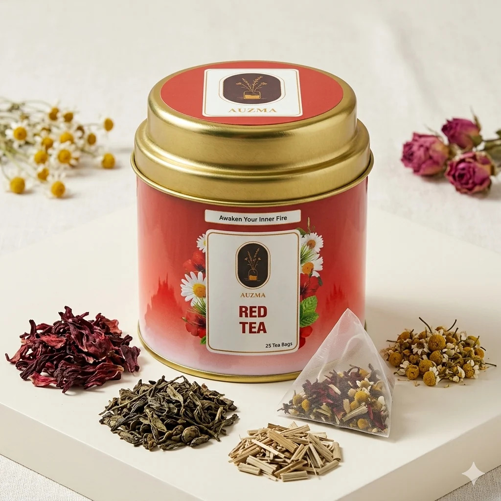 Auzma Red Tea Bags - 25 Tea Bags