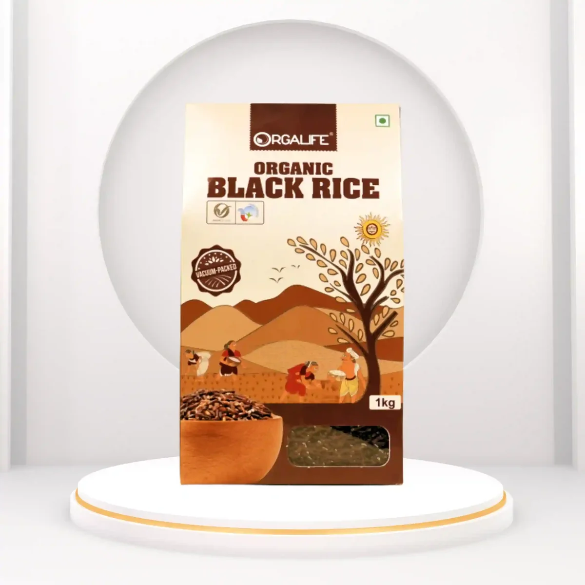 Organic Black Rice 1kg