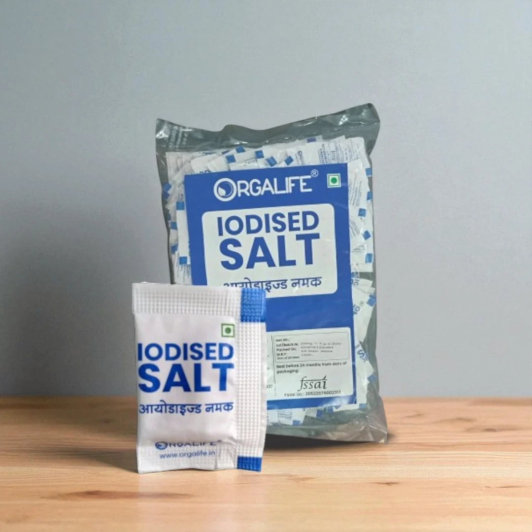 Orgalife Iodised Salt – 200 Sachets - 200 Gm