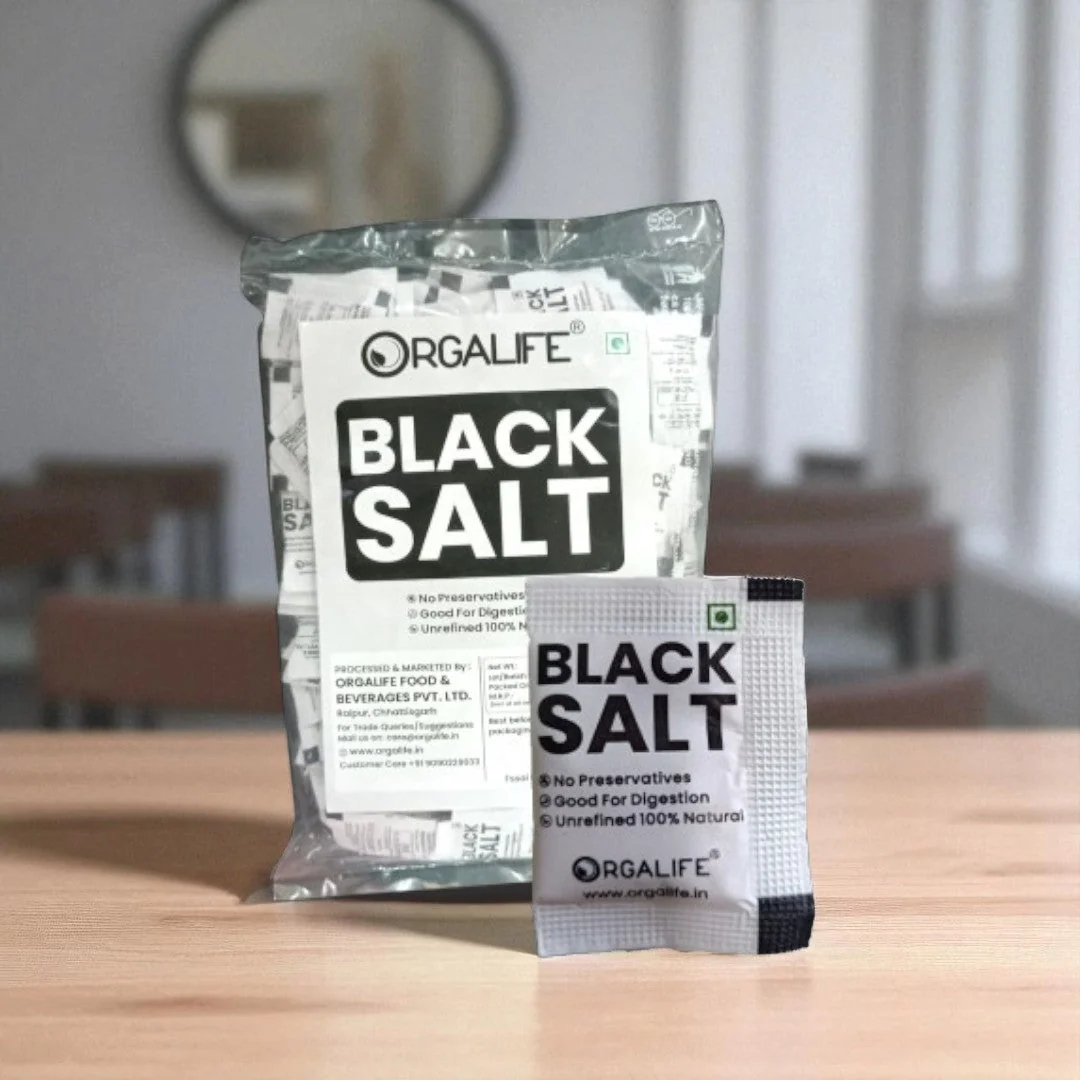 Black salt Sachet - 200 Sachets - 200 Gm