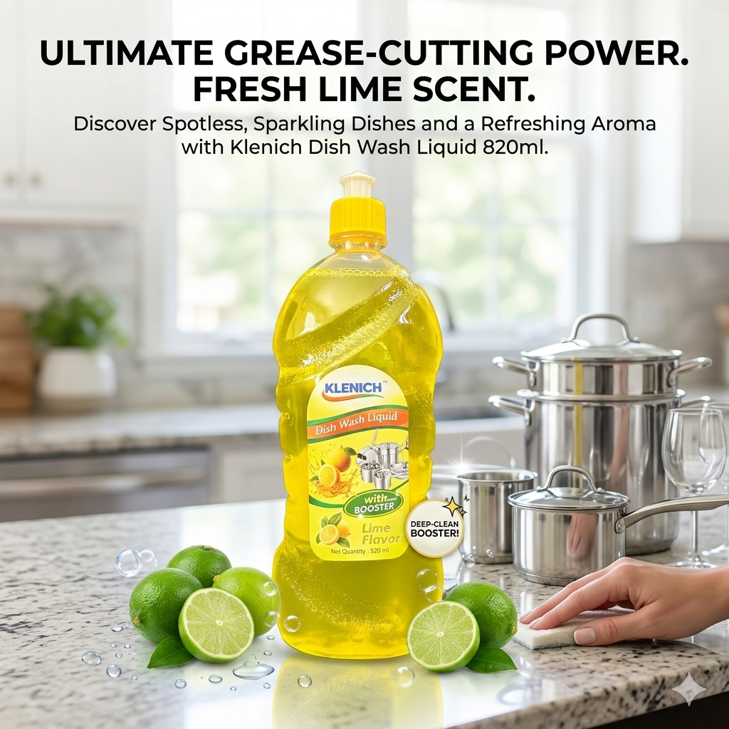 KLENICH Dishwash Liquid 820ML