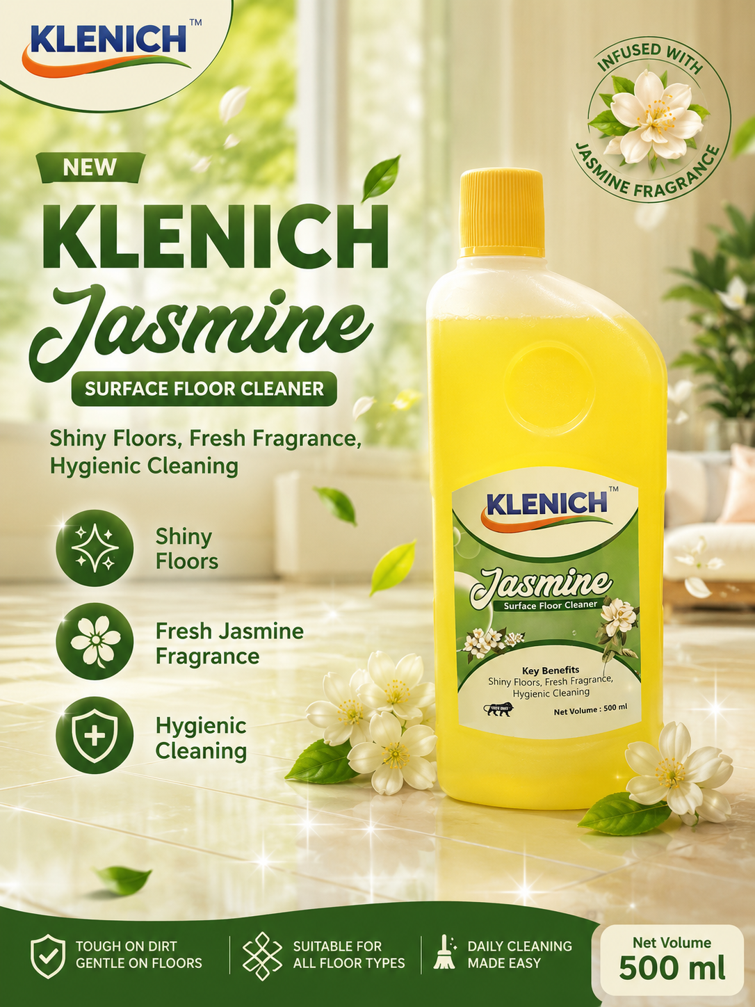 KLENICH Jasmine Floor CLeaner 500ML