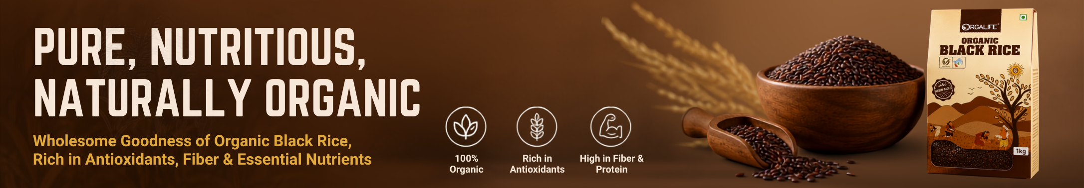 Orgalife Foods store banner